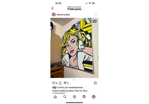 Quadro Pop Art - Roy Lichtenstein