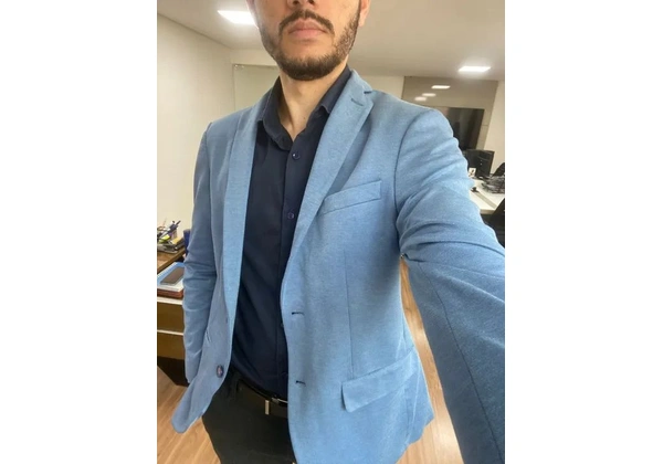Blazer Slim Azul RF Store
