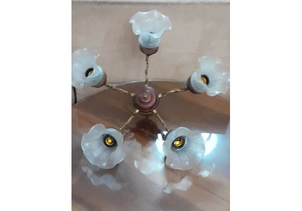 Lustre antigo 5 braços