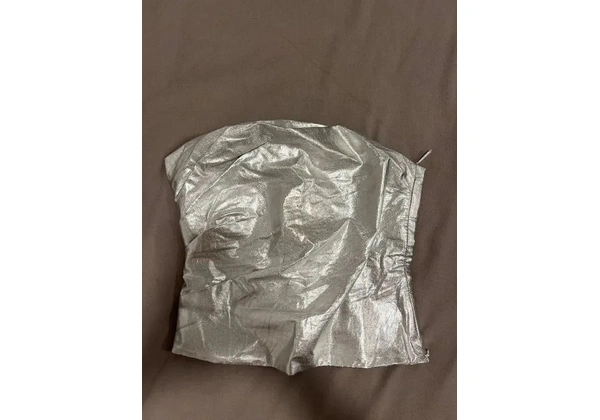 Cropped Metálico Zara