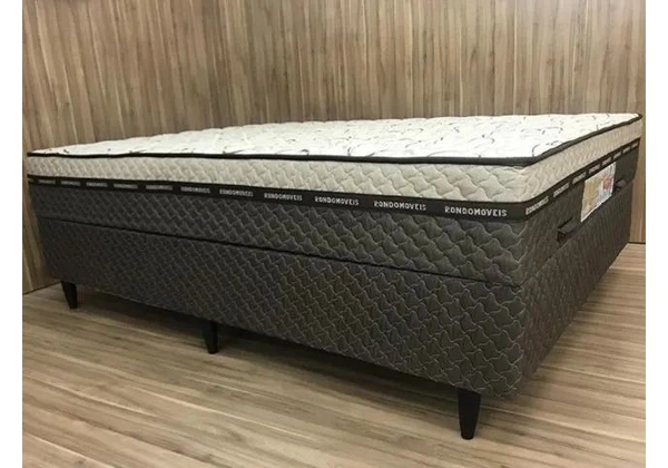 Cama box Baú Golden Light Casal 138x188x62 Frete Grátis Parcelamos Em Até 12X S/Juros