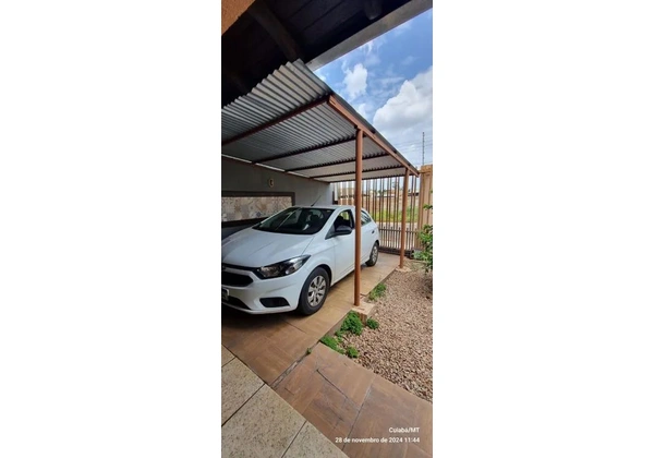 Garagem cobertura metálica (com Frete para Cuiabá)
