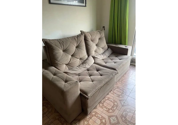 Sofá retrátil duplo