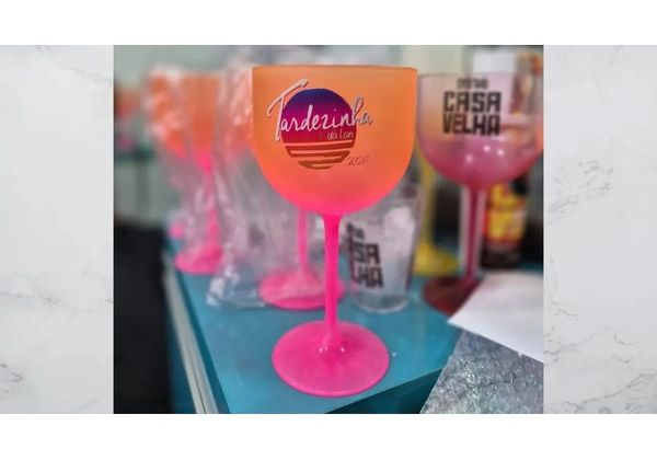 Kit 10 Taças de Gin 450 ml / 580 ml Diversos Modelos e Cores