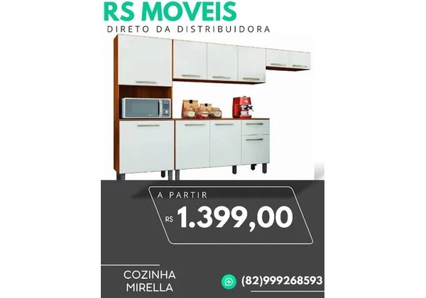 Armário de cozinha completo oferecemos entrega e montagem grátis para toda Maceió