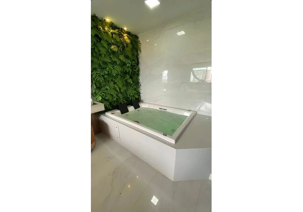 Banheira Dupla com Hidromassagem (Aquecedor, Led, Frete e Instalação grátis )