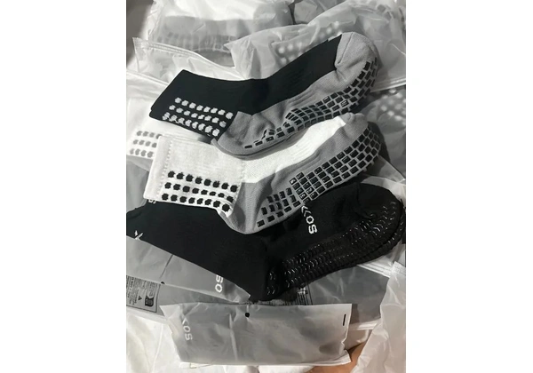 Meias Antiderrapantes com Grip emborrachado Treino