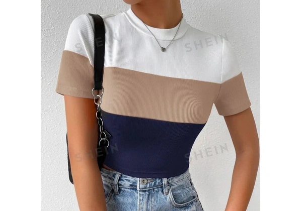 Blusa malha canelada