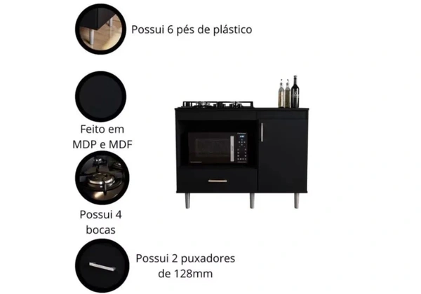 Armário para Cooktop