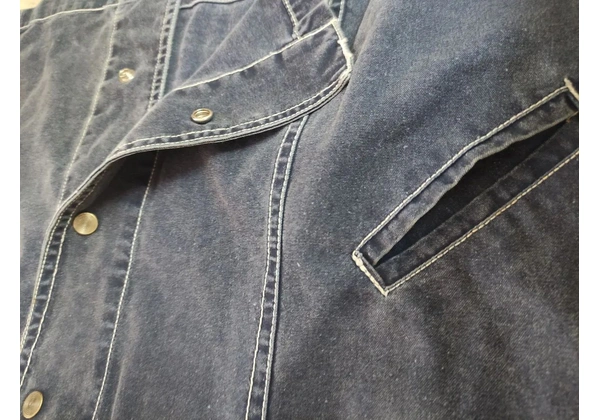 Colete Jeans Azul - Tamanho G gg