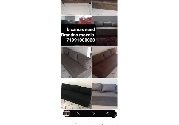 Fogão 4 bocas Braslar Sirius. Sofa bicama R$ 350, 00 reais acompanha 3 almofadas grandes