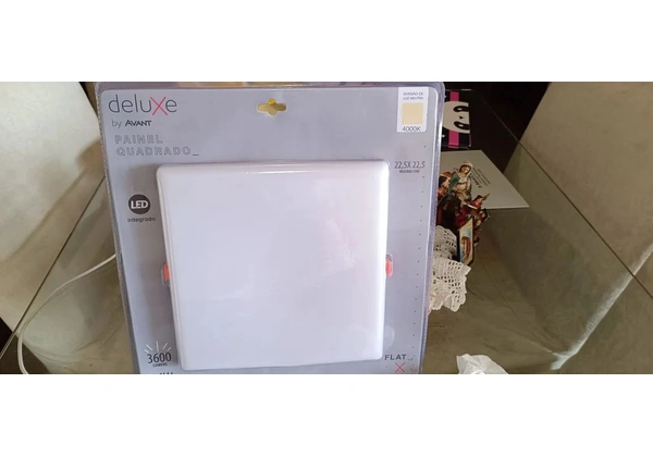 Luminária borda infinita 36 w de embutir