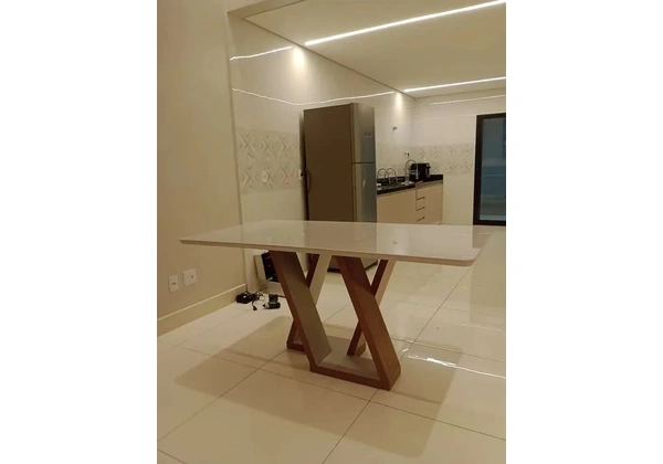 Mesa de jantar 6 lugares ( Cadeiras 100% madeira ) Pronta entrega