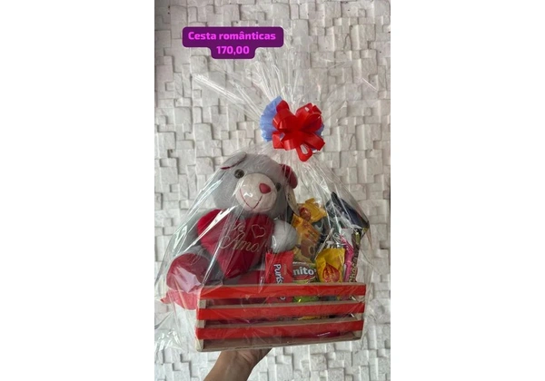 Cesta romântica pra pedido de namoro, pedido de perdão, reconciliação
