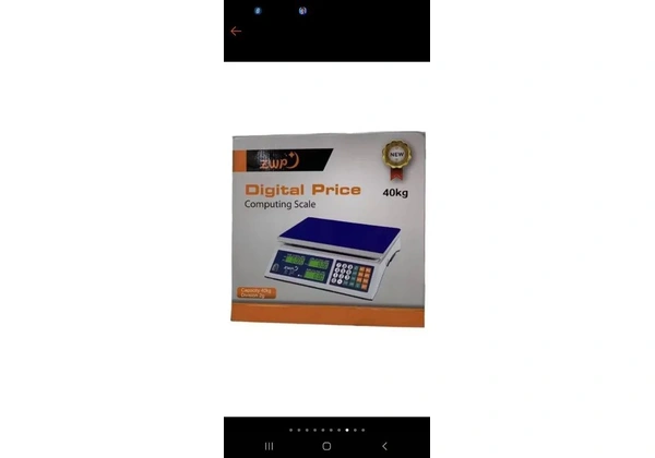Balança eletrônica nova cap 40k apenas $1700