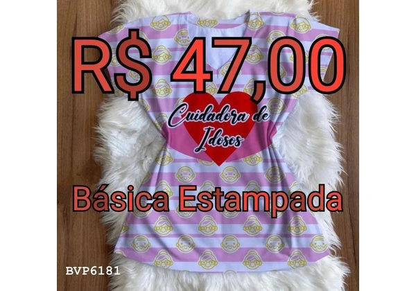 BATA ESTAMPADA - SAÚDE