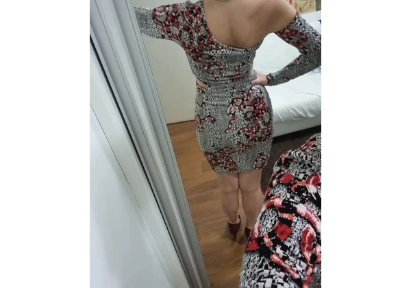vestido novo triton manga comprida p