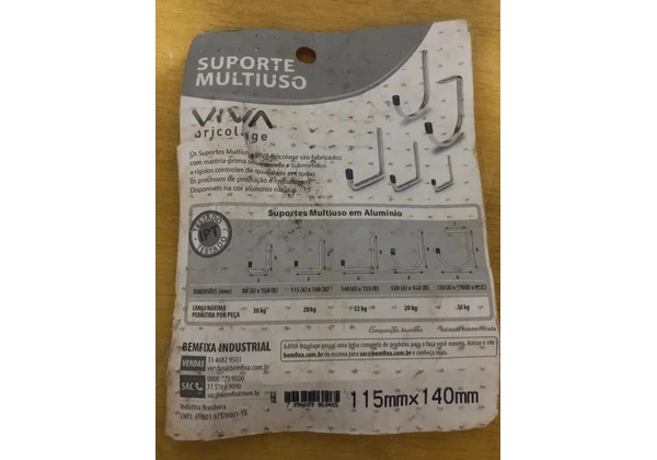Suportes de alumínio