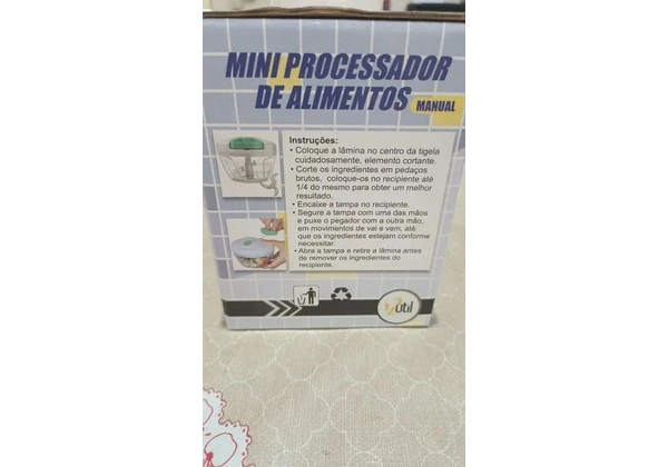 Mini Processador de Alimentos Manual