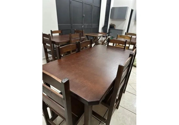 Chegou reposição das mesas de jantar até 8 cadeiras