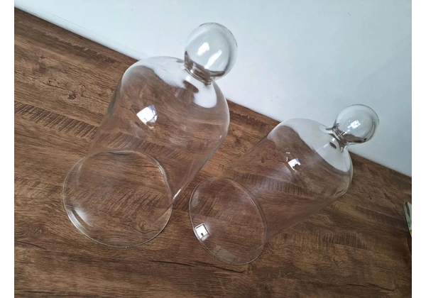 Cúpula de Vidro R$ 100 as 2 peças