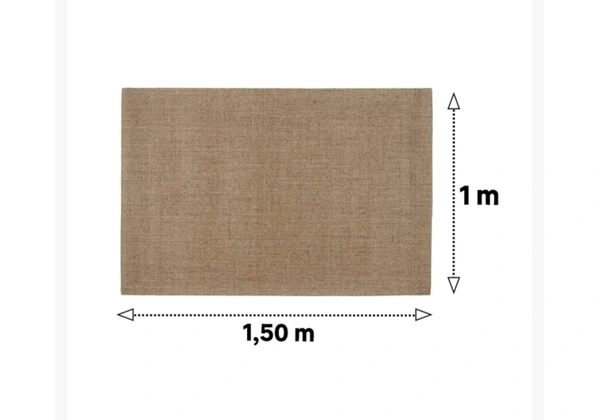 Tapete Liso Retangular Sisal 1x1, 5m Leroy Merlin