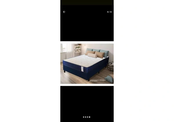 Cama Box e Colchão Novo Lacrado