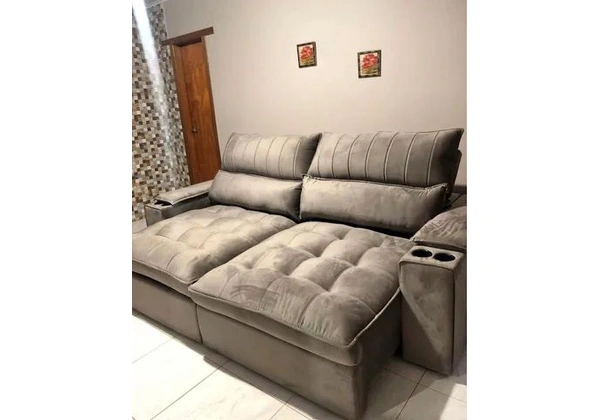 Sofá retrátil reclinável mavi