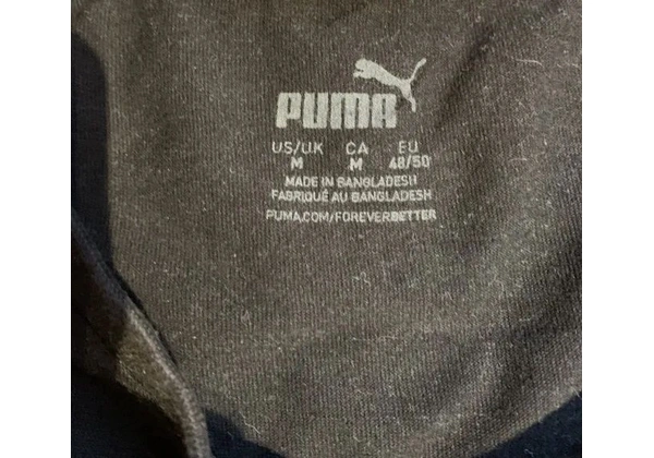 Camiseta Esportiva Masculina Puma Preta Original Importada - Tamanho M - Ótimo Estado