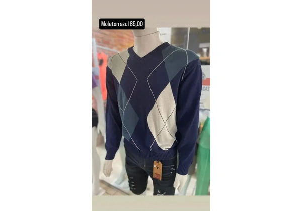 MOLETOM AZUL