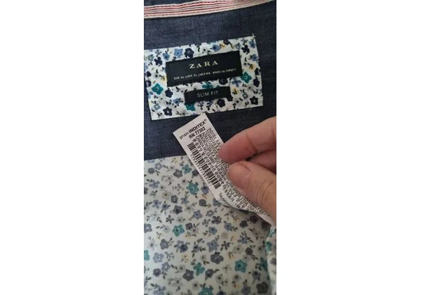 camisa nova zara, gg