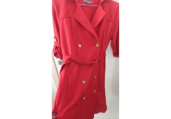 Casaco vermelho feminino