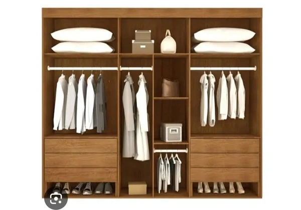 Guarda roupa casal MDF Grande perna