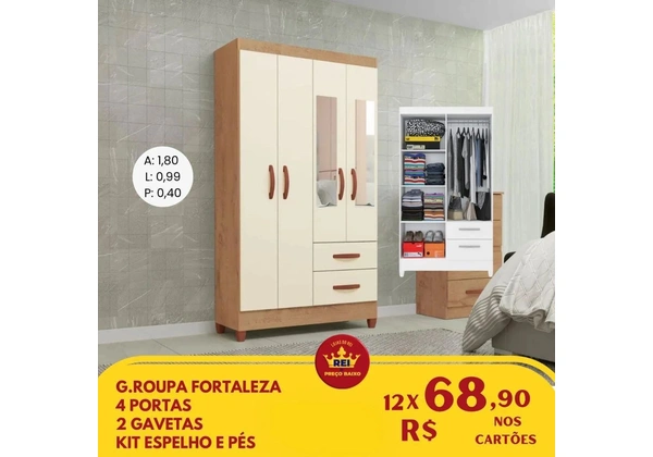 G roupa fortaleza 4 portas 699 avista - frete grátis