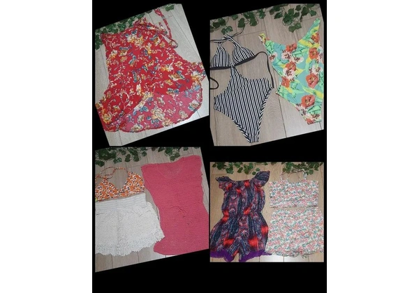 Lote de roupas femininas p bazar_ler anúncio