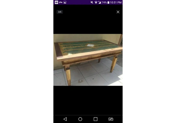 Meja de jantar rústica nova á pronta entrega !!