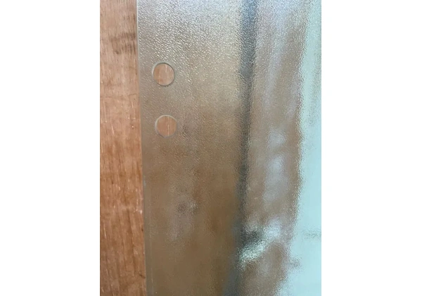 2 Portas de Vidro Temperado Jateado (vidro verde) 8mm (valor 2 folhas)