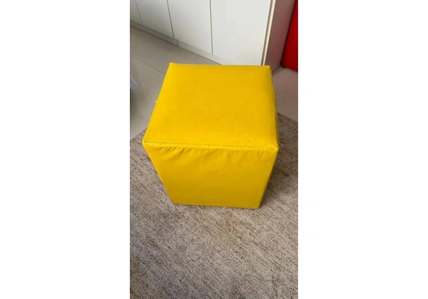 Puff Amarelo - Conforto e Estilo para Qualquer Ambiente