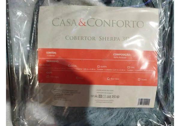 Cobertor Casal NOVO