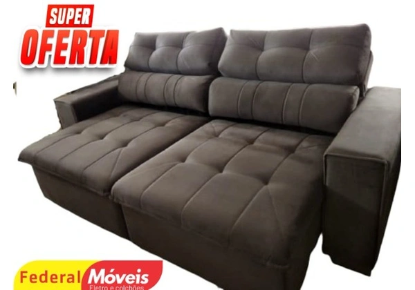 Sofá Retrátil e Reclinável + molas ensacadas CCN 2, 30m mega oferta