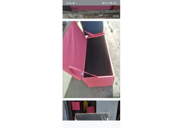 pufes e baú