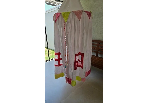 Cabana de teto rosa