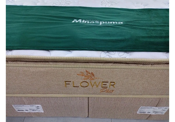 Cama Box Flower plus Minaspuma linha Hotelaria Premium