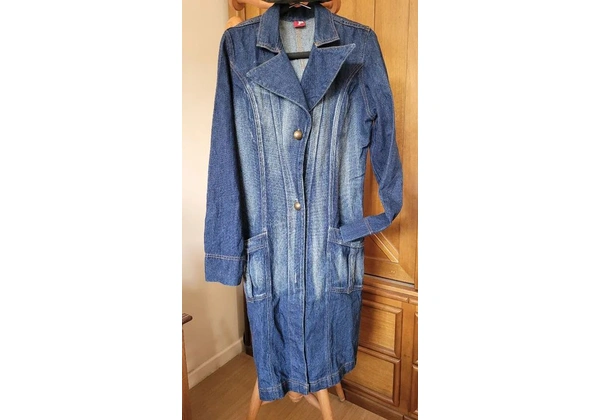 Sobretudo Jeans Feminino - Cambos