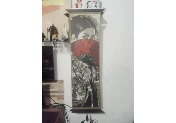 Quadros samurais para decoração! (2 peças)