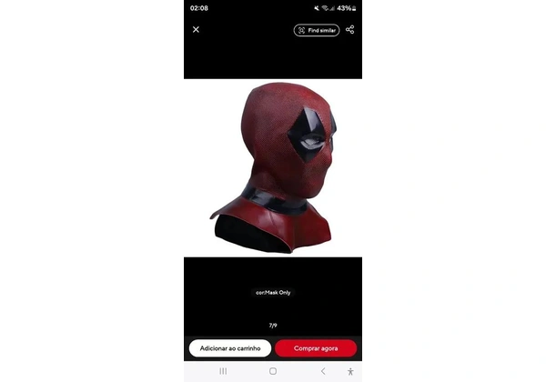 Cosplay DeadPool - Tamanho -M