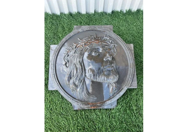 Rosto de Jesus em Pedra - Decoração para Jardim