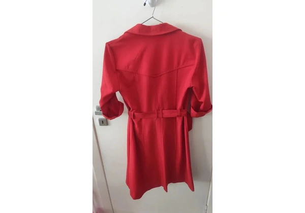 Casaco vermelho feminino
