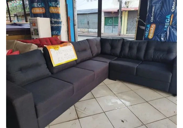 Sofá de canto de 5 lugares