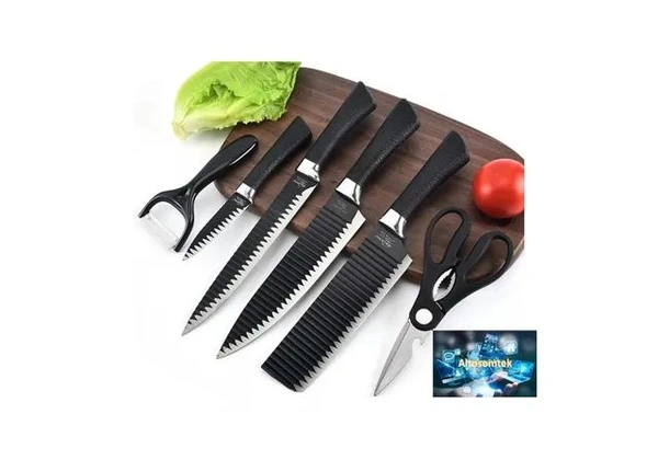 Jogo de facas kit 6 itens inox